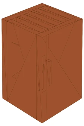 Flat  Panel  True  Style  T  M  P5000  Mahogany  Doors
